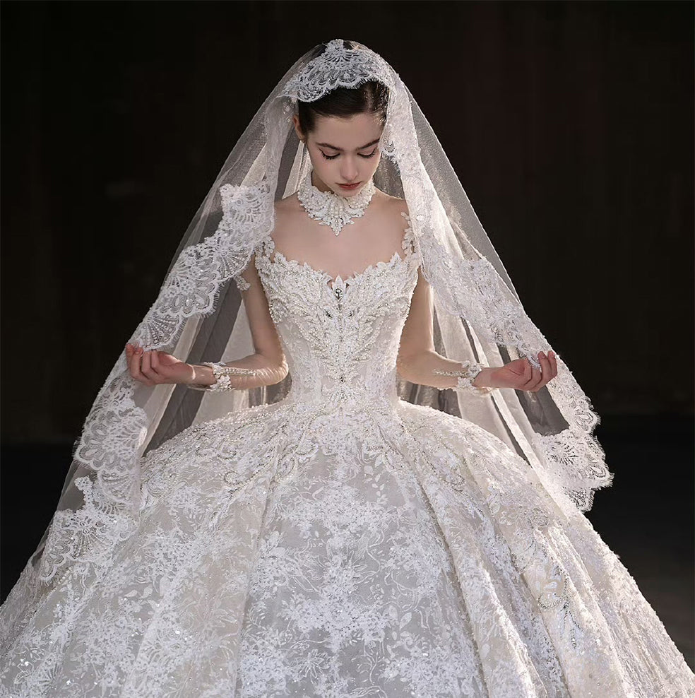 Lace Bridal Gowns - Bella Luna Gowns