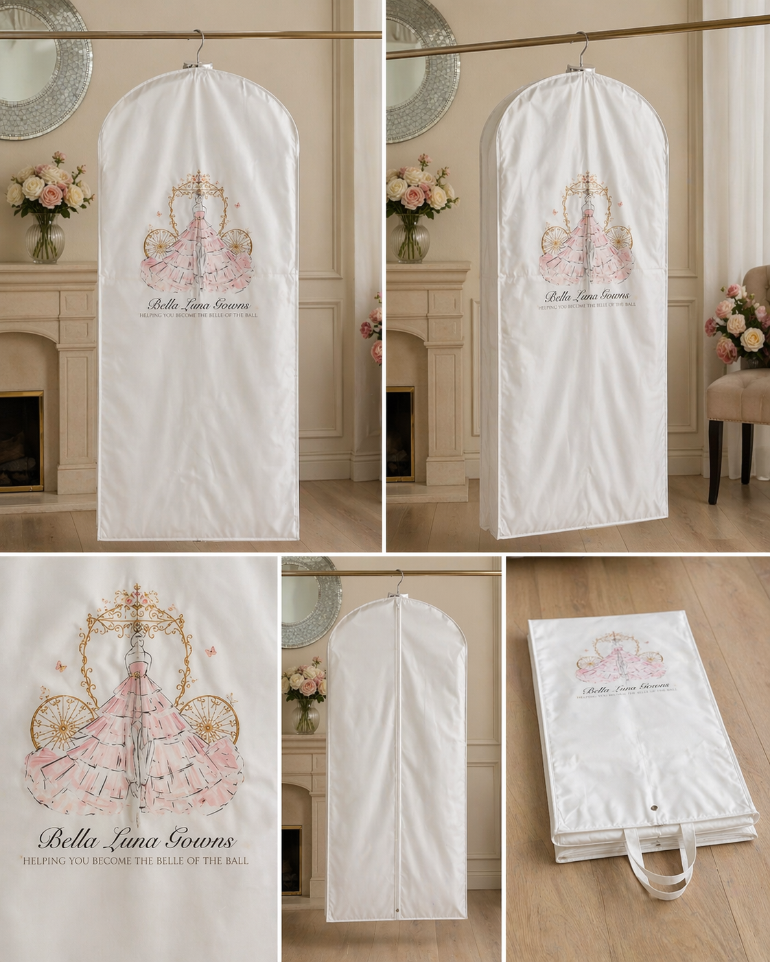 wedding dress bag Luxury Bridal Garment 10/17/25 mc Size:10.5 US Men (9.5 AU/UK) Emese Floral Cutout Maxi Preserves freshness