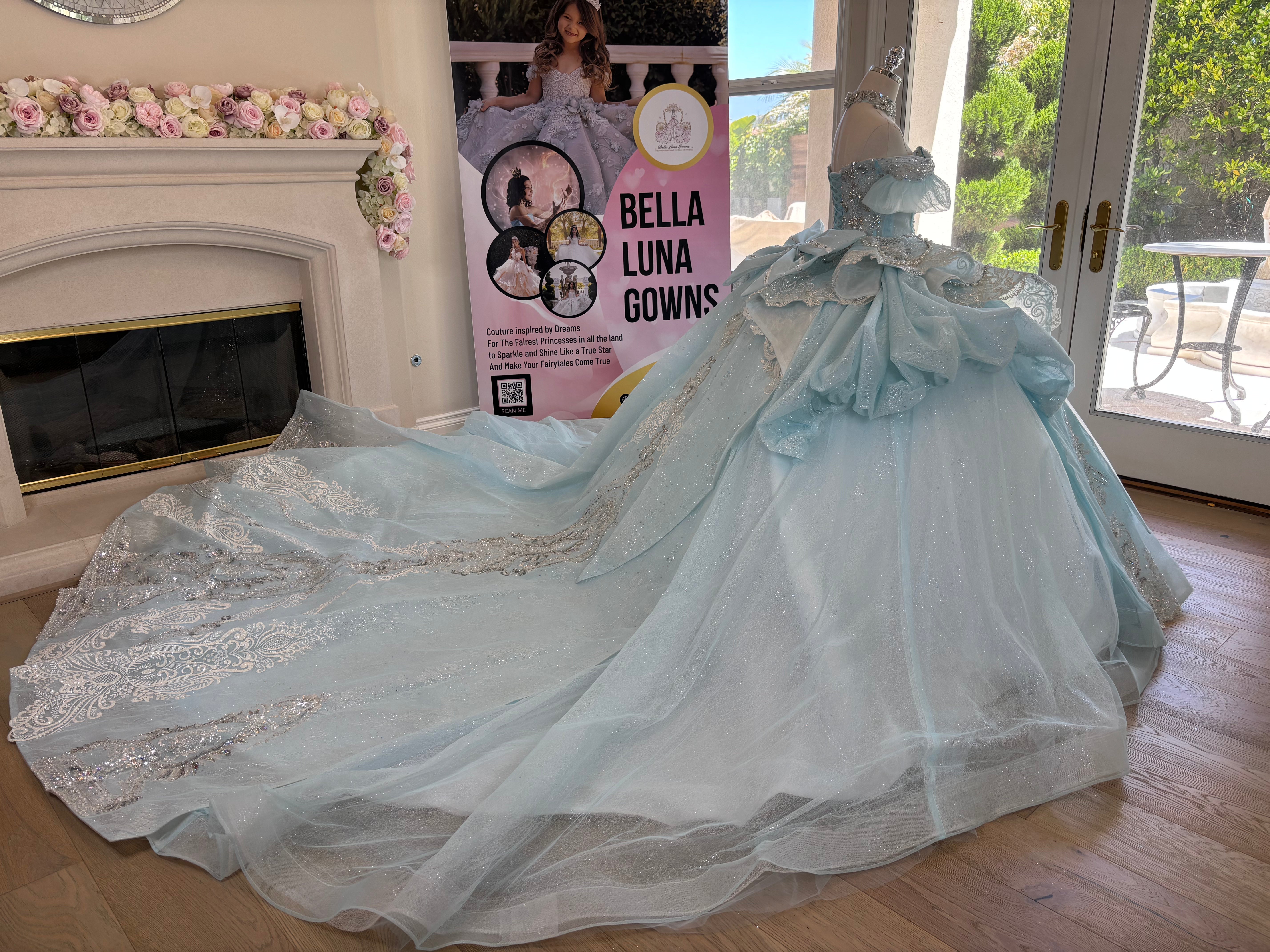 Love Story (Blue) - Bella Luna Gowns