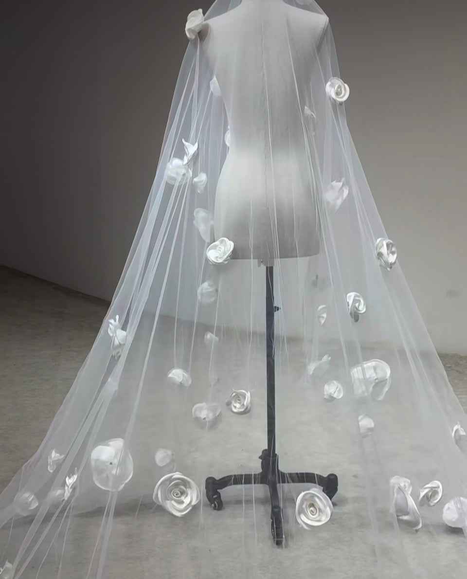 Bespoke Blossom Veil