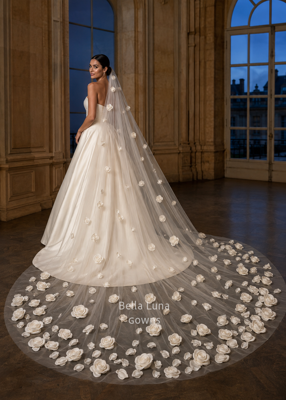 Bespoke Blossom Veil