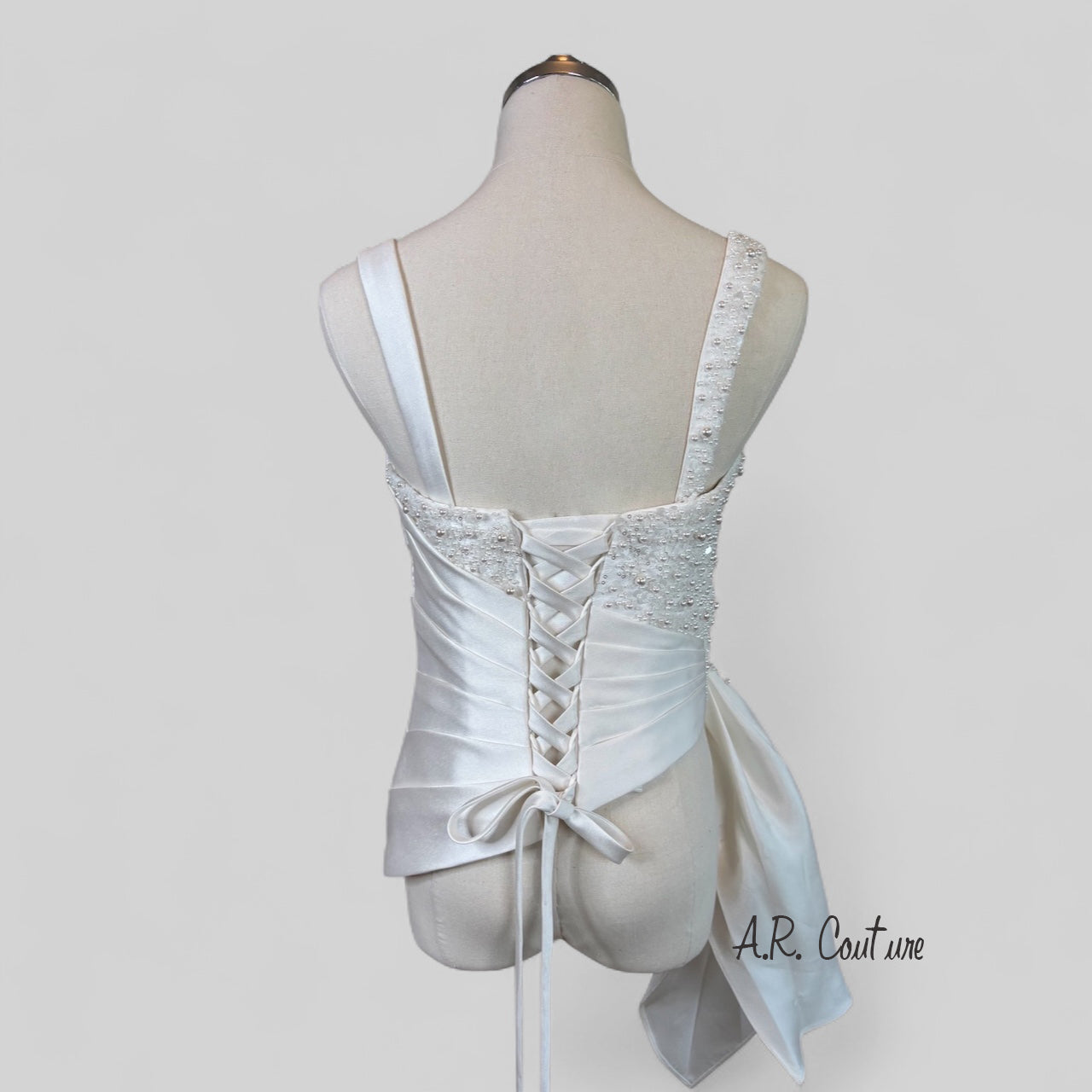 Seraphina Draped Corset - Bella Luna Gowns