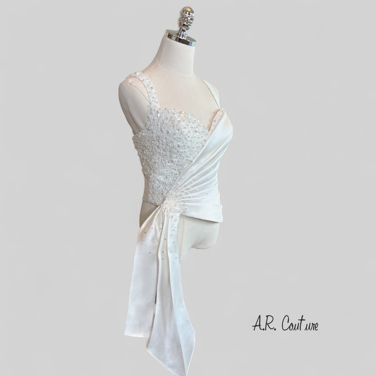 Seraphina Draped Corset - Bella Luna Gowns