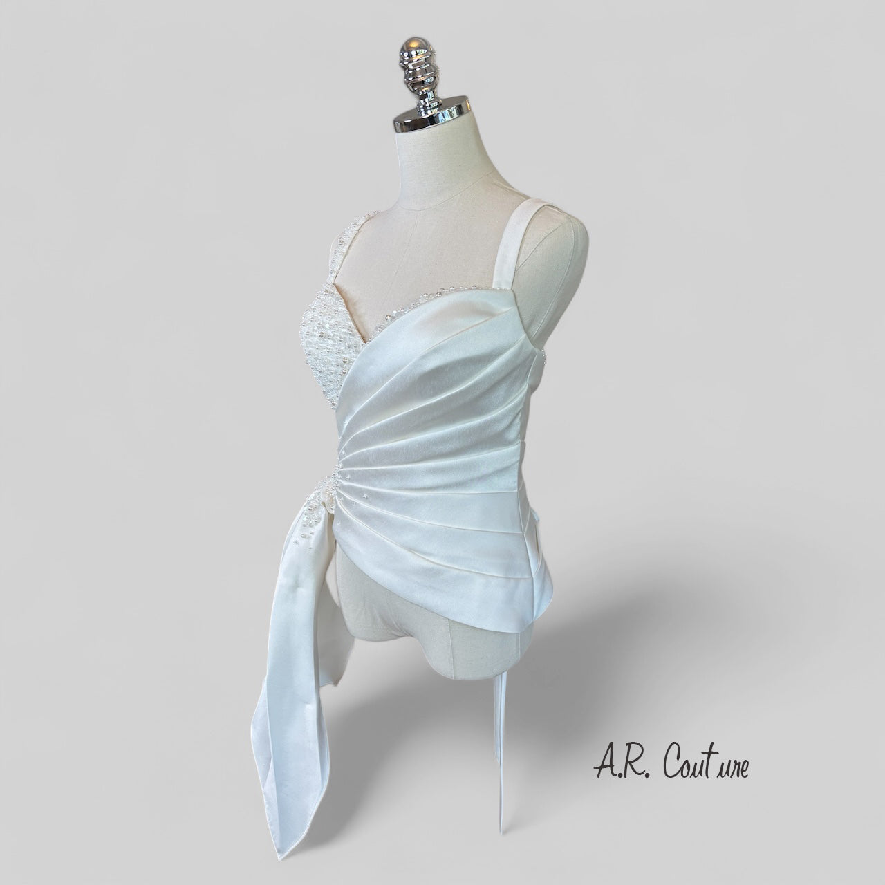 Seraphina Draped Corset - Bella Luna Gowns