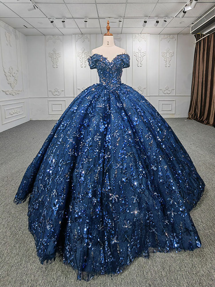 Blue Dazzle - Bella Luna Gowns