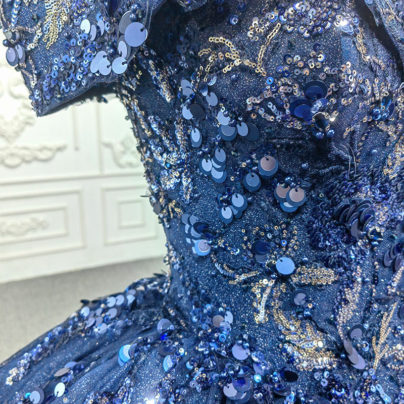 Blue Dazzle - Bella Luna Gowns