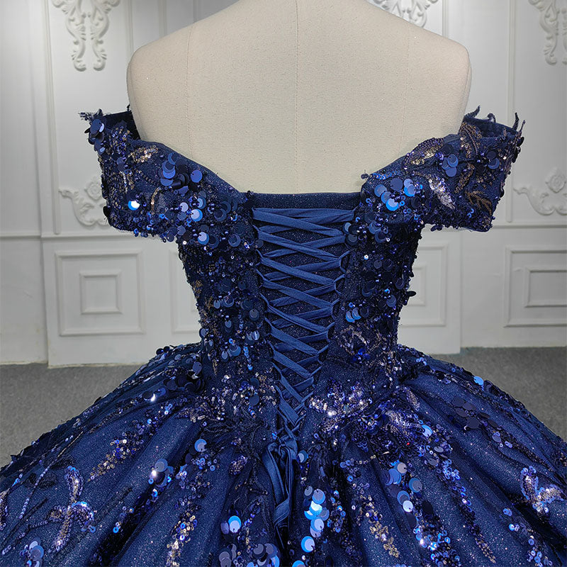 Blue Dazzle - Bella Luna Gowns