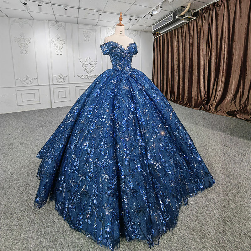 Blue Dazzle - Bella Luna Gowns