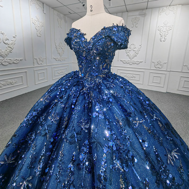 Blue Dazzle - Bella Luna Gowns