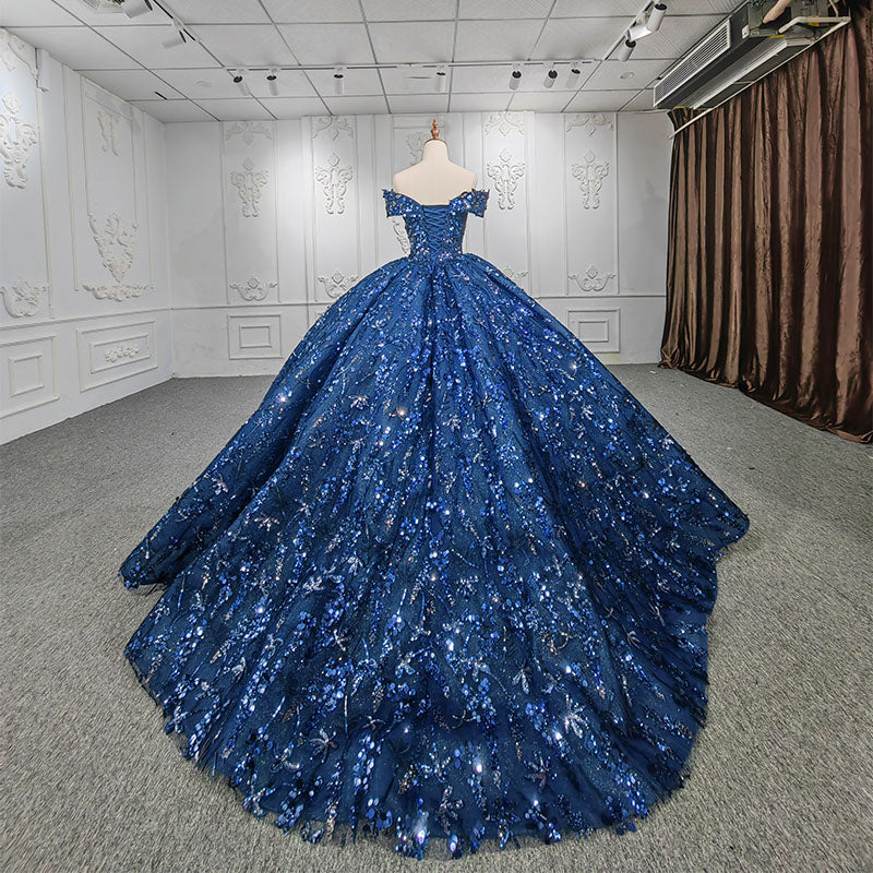 Blue Dazzle - Bella Luna Gowns
