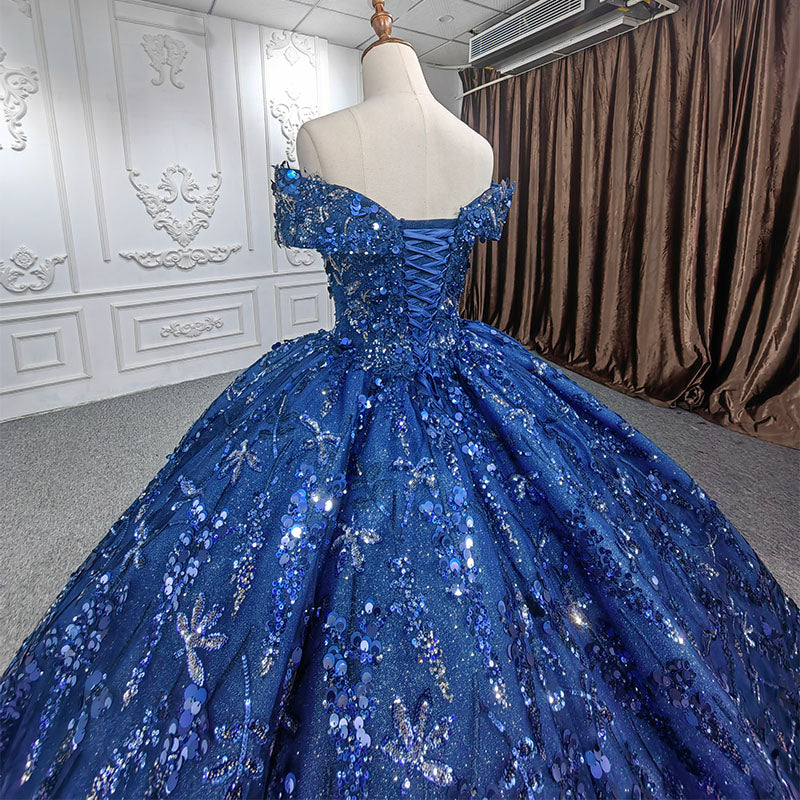 Blue Dazzle - Bella Luna Gowns