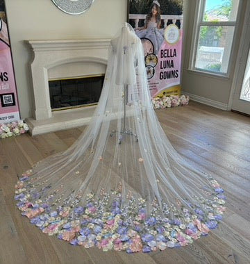 Pastel Reverie Veil