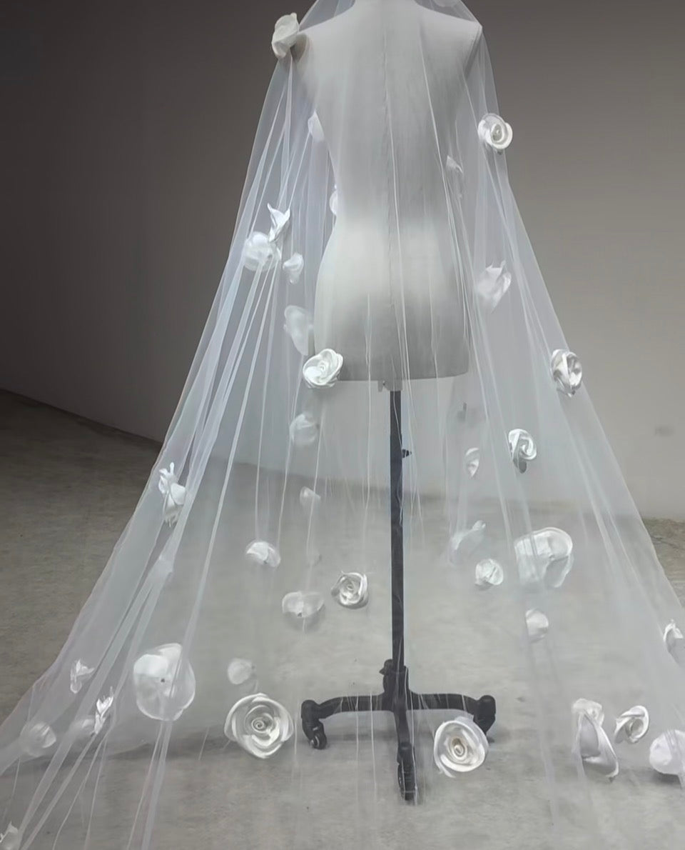 Bespoke Blossom Veil