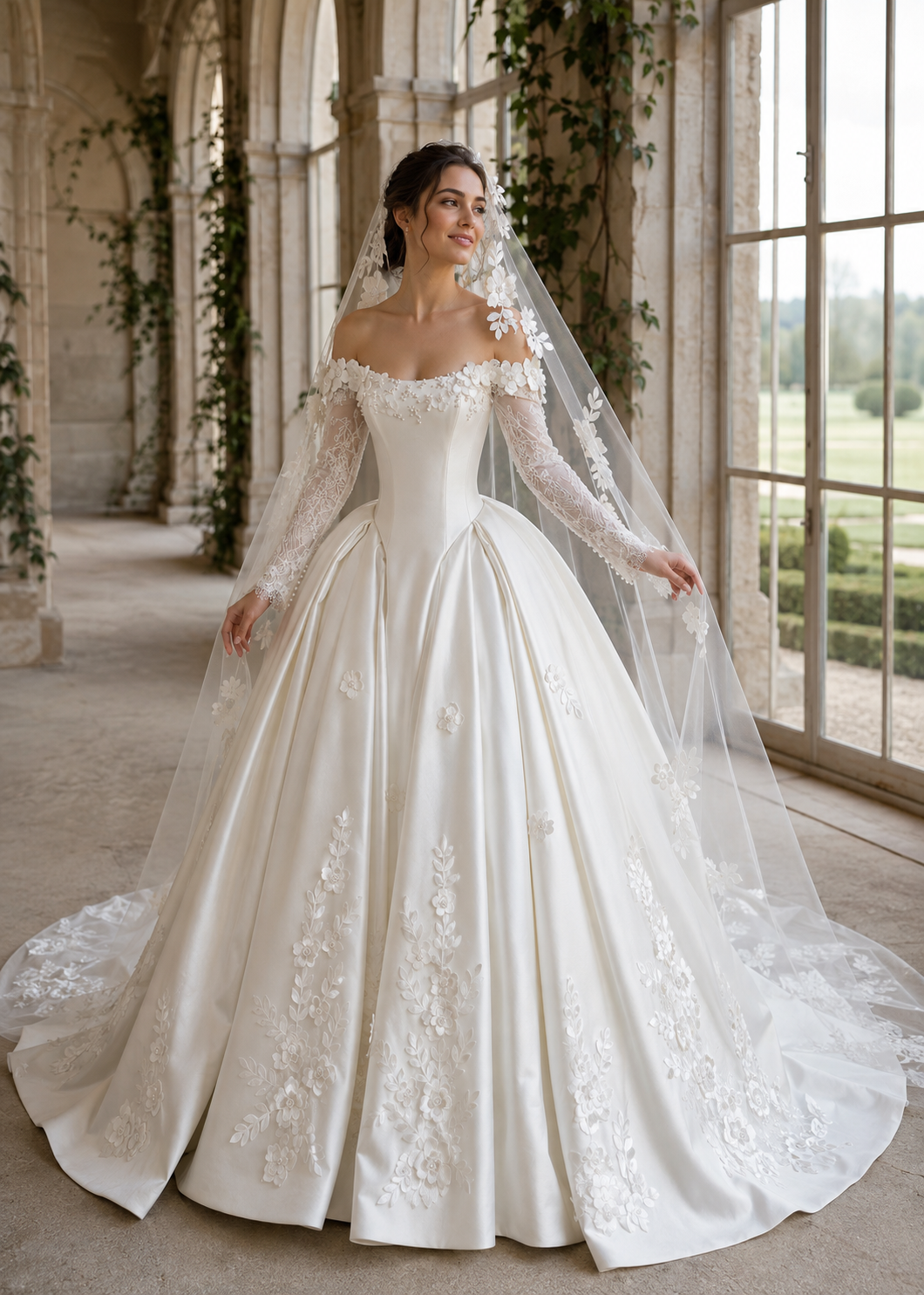 Custom Matching Bridal Sleeves