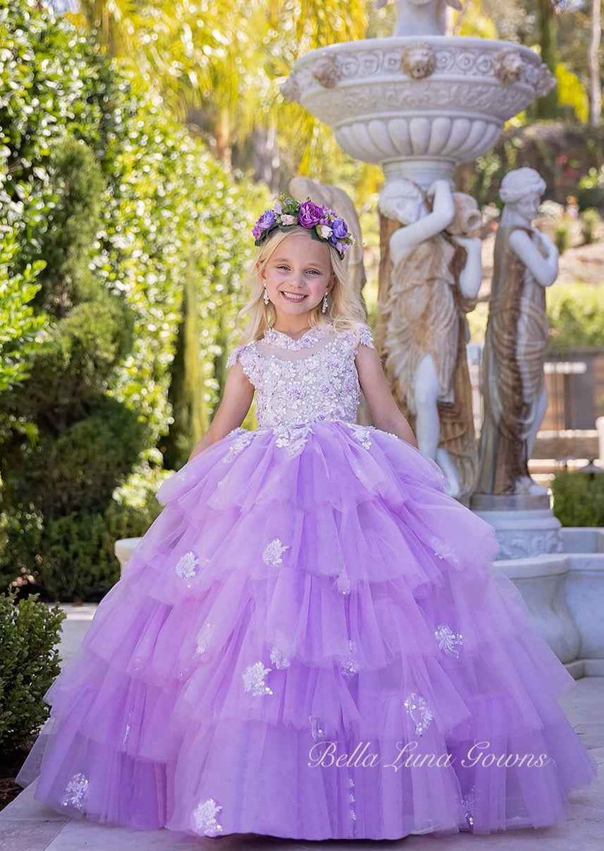 Luxury Lilac Princess Dress Luxury Lilac Princess Dress